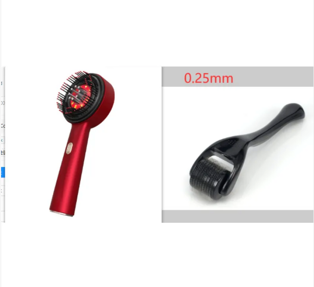 Electric Scalp Massage Comb – Red Light Therapy, Anti-Slip, Multi-Functional Hair Care Tool